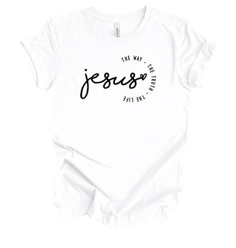 Trenz Shirt Company Christian Tee Jesus The Way, The Truth, The Life Womens Graphic T-Shirt Trenz Shirt Company Christian Tee Jesus The Way, The Truth, The Life Womens Graphic T-Shirt
