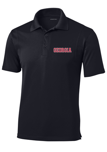 Heritage Pride Football Team Color State Name Embroidered Golf Polo