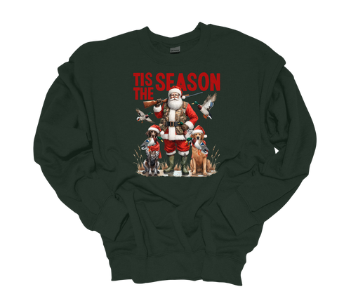 Trenz Shirt Company Mens Funny Tis The Season Santa Hunting Christmas Crewneck Sweatshirt Trenz Shirt Company Mens Funny Tis The Season Santa Hunting Christmas Crewneck Sweatshirt