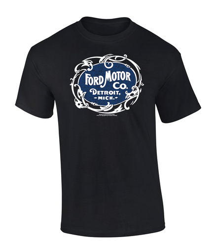 Trenz Shirt Company Vintage Ford Motor Co. Detroit Mich Short Sleeve T-shirt Graphic Tee