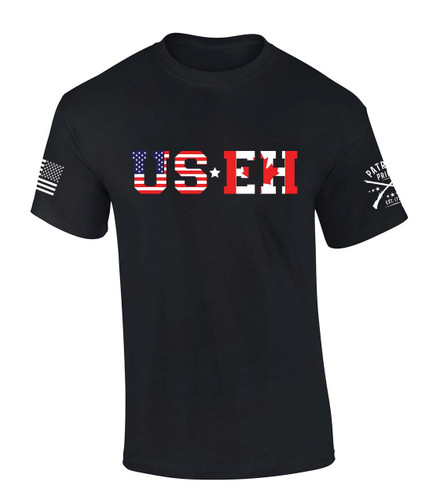Patriot Pride US EH Funny USA Canada Annex Short Sleeve T-shirt