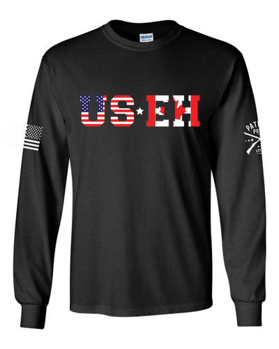 Patriot Pride US EH Funny USA Canada Annex Long Sleeve T-shirt