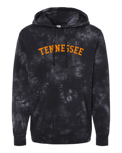 Trenz Shirt Company Mens Tennessee Tshirt TN Team Color Tie-Dye Hoodie