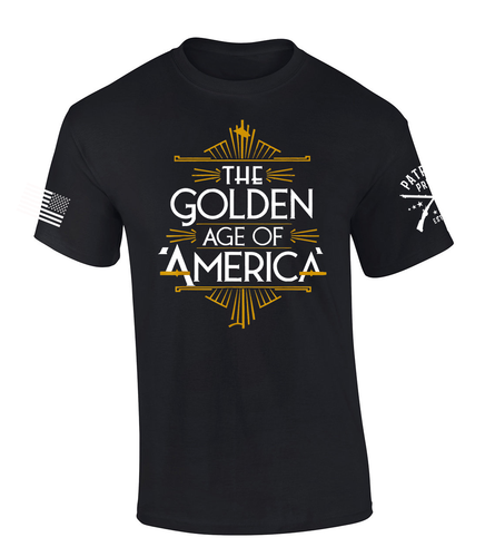 Patriot Pride Mens Political The Golden Age Of America Short Sleeve T-Shirt