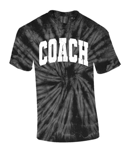 Trenz Shirt Company Coach T-shirt Distressed Sports Team Head Coach Short Sleeve T-shirt