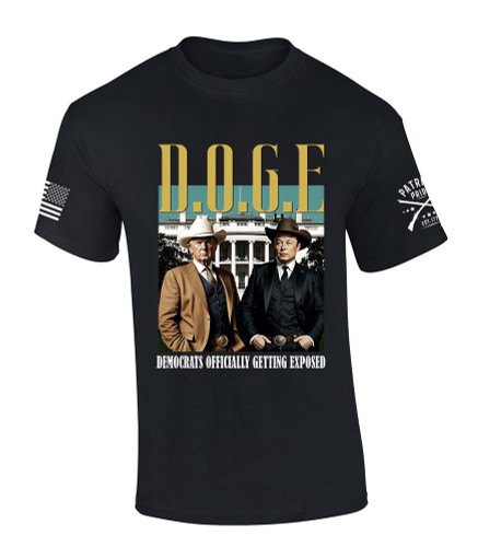 Patriot Pride Mens D.O.G.E Tshirt DOGE Trump and Musk Democrats Officially Getting Exposed Short Sleeve T-shirt Patriot Pride Mens D.O.G.E Tshirt DOGE Trump and Musk Democrats Officially Getting Exposed Short Sleeve T-shirt