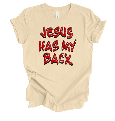 Trenz Shirt Company Fear Not Jesus Has My Back Womens Christian Short Sleeve T-shirt