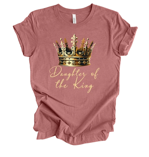 Trenz Shirt Company Fear Not Golden Crown Daughter Of The King Womens Christian Short Sleeve T-shirt