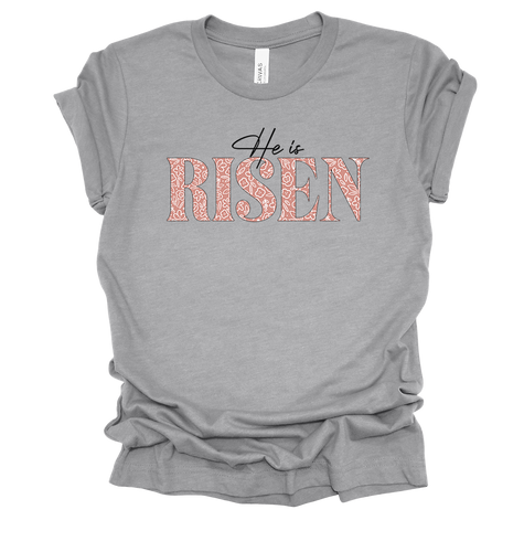 Trenz Shirt Company Fear Not Womens Cute Christian He Is Risen Bible Verse Short Sleeve T-Shirt