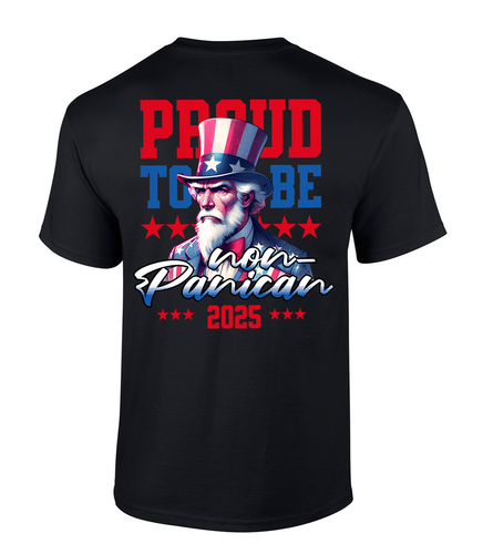 Patriot Pride Reckless Patriot Uncle Sam Short-Sleeve T-Shirt – Proud to be Non-Panican Graphic Design