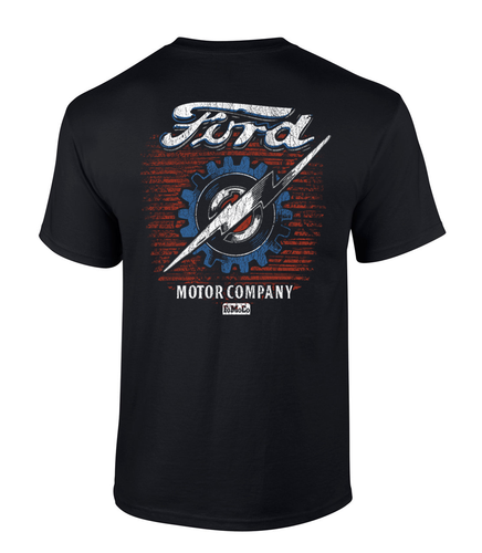 Trenz Shirt Company Ford Motor Co. Fomoco Lightning Graphic Short-Sleeve Mens T-Shirt