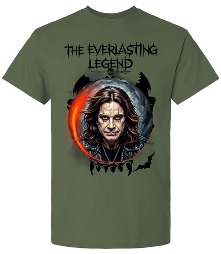 Trenz Shirt Company Men's Graphic T-Shirt - The Everlasting Legend, Rock In Peace Trenz Shirt Company Men's Graphic T-Shirt - The Everlasting Legend, Rock In Peace