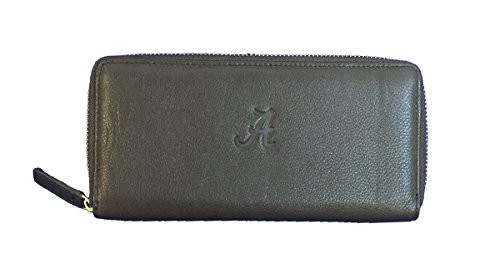 Canyon Outback Leather University of Alabama Zip Wallet, Brown