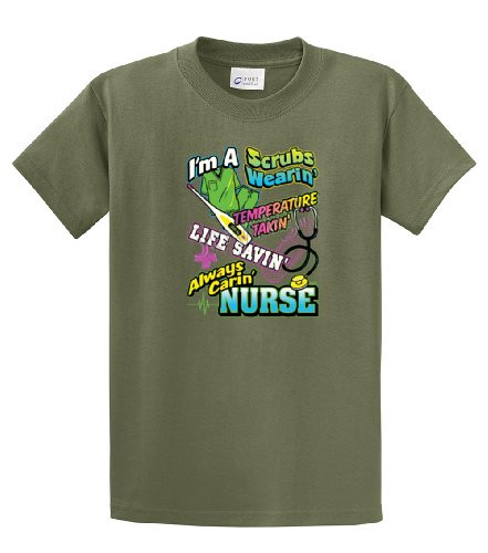 Nurse Short Sleeve T-shirt I'm A Scrubs Wearin' CNA Assistant Plus Funny Tee Shirt Humorous Cute Unisex Tee Shirt Nurse Short Sleeve T-shirt I'm A Scrubs Wearin' CNA Assistant Plus Funny Tee Shirt Humorous Cute Unisex Tee Shirt