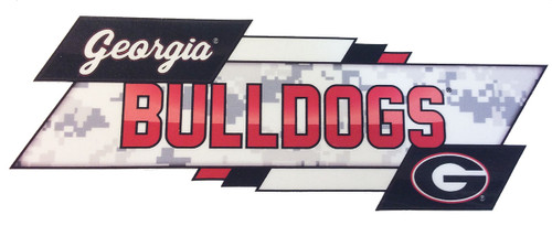 Craftique University of Georgia Bulldog Head Decal-12 Inch - Trenz