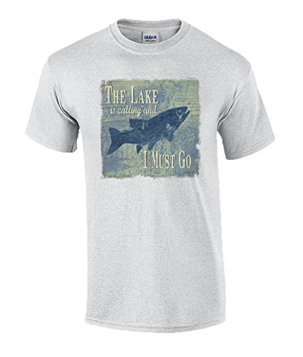 Fishing The Lake is Calling and I Must Go Short Sleeve Tee Shirt