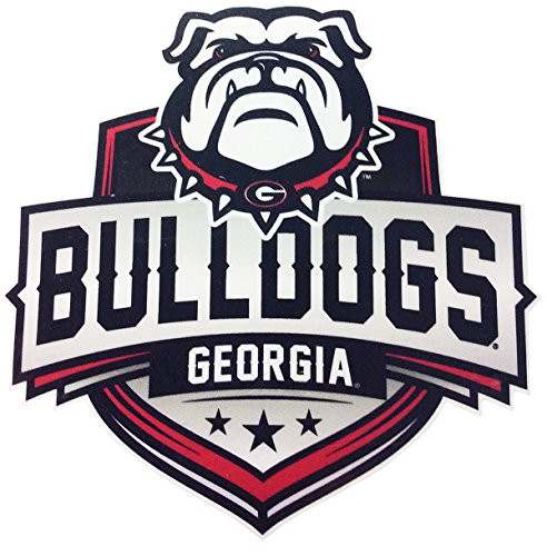 Brass Reminders, University Of Georgia 6" x 6" Western Badge With New Bulldog Style Premium Decal Brass Reminders, University Of Georgia 6" x 6" Western Badge With New Bulldog Style Premium Decal