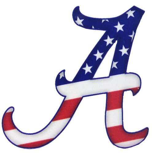 Brass Reminders, University of Alabama 3" X 3" Mini USA Filled Flying Crimson