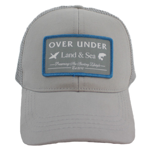 Over Under Land and Sea Mesh Back Hat-cloud grey Over Under Land and Sea Mesh Back Hat-cloud grey
