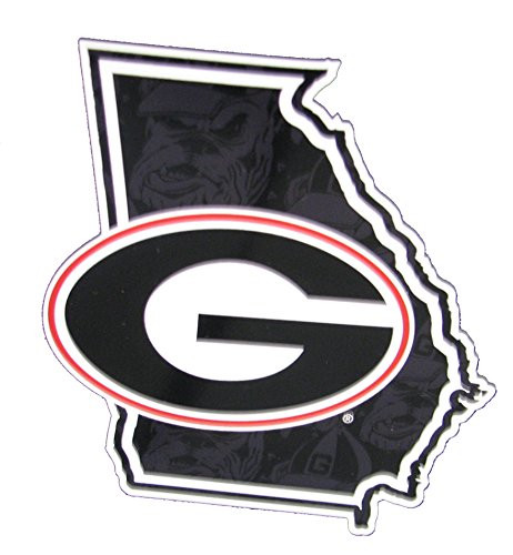 Georgia Bulldogs Georgia State Outline With Georgia G Decal Georgia Bulldogs Georgia State Outline With Georgia G Decal