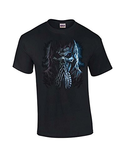 Praying Grim Reaper Adult Tee Shirt Black