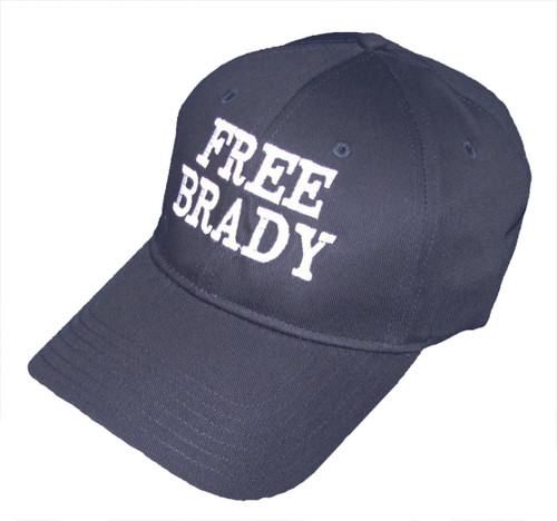Free Brady Adjustable Velcro Strap Hat Navy