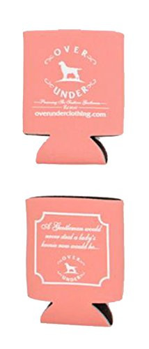 Over Under Original Logo Coozy Coral Over Under Original Logo Coozy Coral