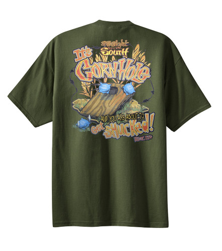 Funny Tee Shirt Straight From The South It's Cornhole military Funny Tee Shirt Straight From The South It's Cornhole military