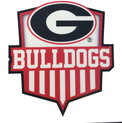 Brass Reminders, University of Georgia 6" x 6" Strip Badge Premium Decal Brass Reminders, University of Georgia 6" x 6" Strip Badge Premium Decal