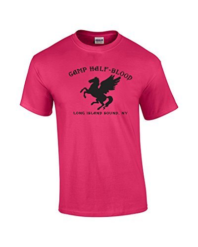 Youth Camp Half Blood Tee Shirt Fuschia Youth Camp Half Blood Tee Shirt Fuschia