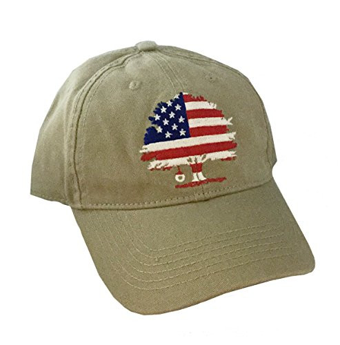 Southern Raised Tree Flag Cap Khaki