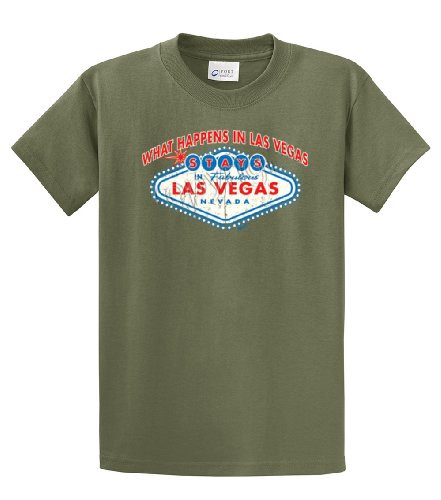 What Happens In Vegas Stays In Vegas Las Vegas T-shirt Funny Vacation Visit Slogan Tee