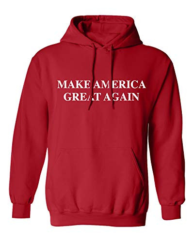 Political Trump Make America Great Again Original Adult Hooded Pullover Red Political Trump Make America Great Again Original Adult Hooded Pullover Red