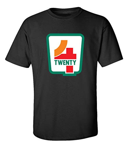 Funny 4Twenty Adult Unisex Short Sleeve Tee Shirt Black Funny 4Twenty Adult Unisex Short Sleeve Tee Shirt Black