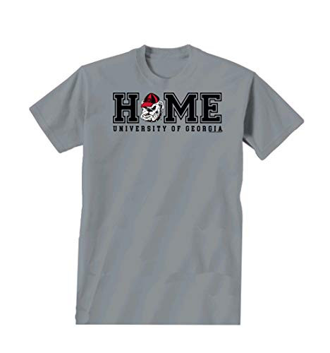 New World Graphics University of Georgia Home Short Sleeve Tee Shirt Gravel New World Graphics University of Georgia Home Short Sleeve Tee Shirt Gravel