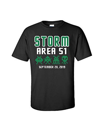 Storm Area 51 September 20 2019 Adult Short Sleeve Tee Shirt Black Storm Area 51 September 20 2019 Adult Short Sleeve Tee Shirt Black