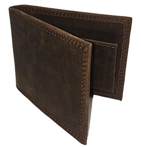 Top Hyde Genuine Leather Bifold Wallet Brown