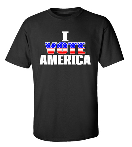 Trenz T-shirt Company I Vote America Short Sleeve T-shirt Trenz T-shirt Company I Vote America Short Sleeve T-shirt