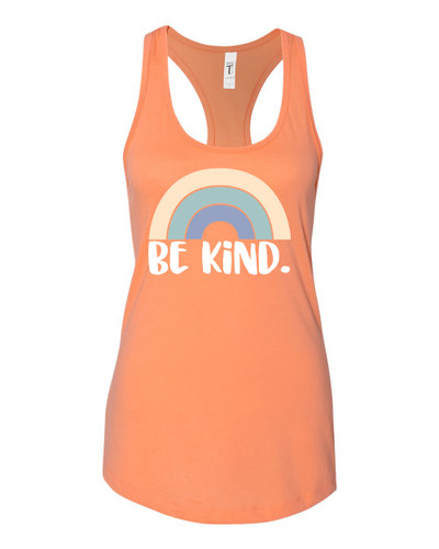 Be Kind Ladies Racerback Tank Top Be Kind Ladies Racerback Tank Top