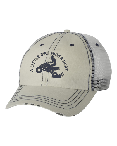 Women's Embroidered A Little Dirt Never Hurt Baseball Cap