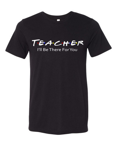 Friends Show Inspired Teacher Educator Unisex Adult Short Sleeve T-shirt