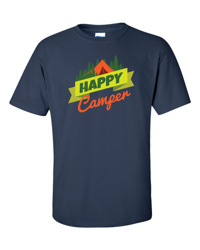 Men's Happy Camper Short Sleeve T-shirt Men's Happy Camper Short Sleeve T-shirt