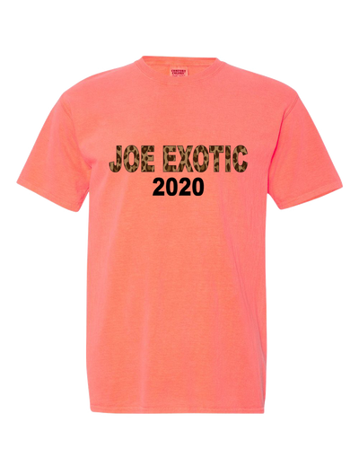 Men's Unisex Funny Tiger King Leopard Joe Exotic 2020 Presidential Comfort Colors Short Sleeve T-shirt
