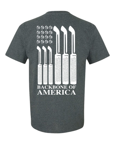 Backbone Of America Trucker Unisex Short Sleeve T-shirt Backbone Of America Trucker Unisex Short Sleeve T-shirt