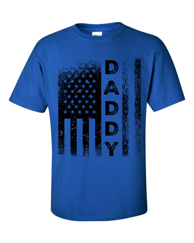 Men's Father's day Patriotic America Flag Daddy Short Sleeve T-shirt Men's Father's day Patriotic America Flag Daddy Short Sleeve T-shirt