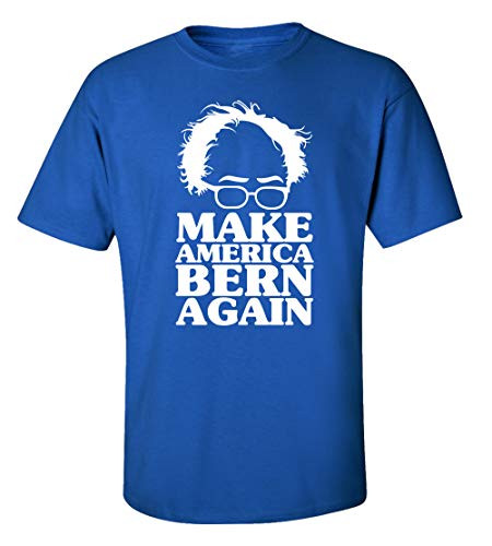Funny Political Make America Bern Again Adult Unisex Short Sleeve Tee Shirt Black Funny Political Make America Bern Again Adult Unisex Short Sleeve Tee Shirt Black