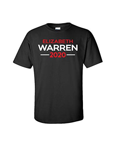 Political Elizabeth Warren 2020 Adult Short Sleeve Tee Shirt Black Political Elizabeth Warren 2020 Adult Short Sleeve Tee Shirt Black