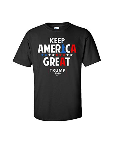 Political Keep America Great Again Adult Tee Shirt Black Political Keep America Great Again Adult Tee Shirt Black