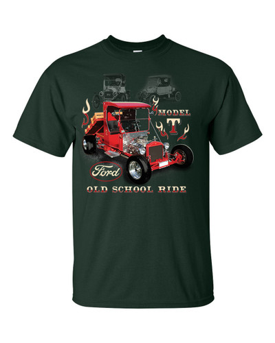 Ford Model T Old School Adult Unisex Short Sleeve T-Shirt