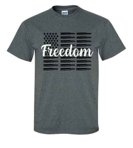 Trenz Shirt Company American Flag Shells Unisex Short Sleeve T-shirt Trenz Shirt Company American Flag Shells Unisex Short Sleeve T-shirt